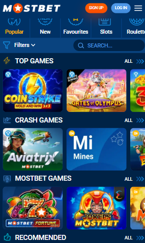 Mostbet casino Nepal